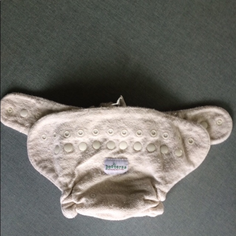 Pooters Overnight Hemp Cloth Diaper